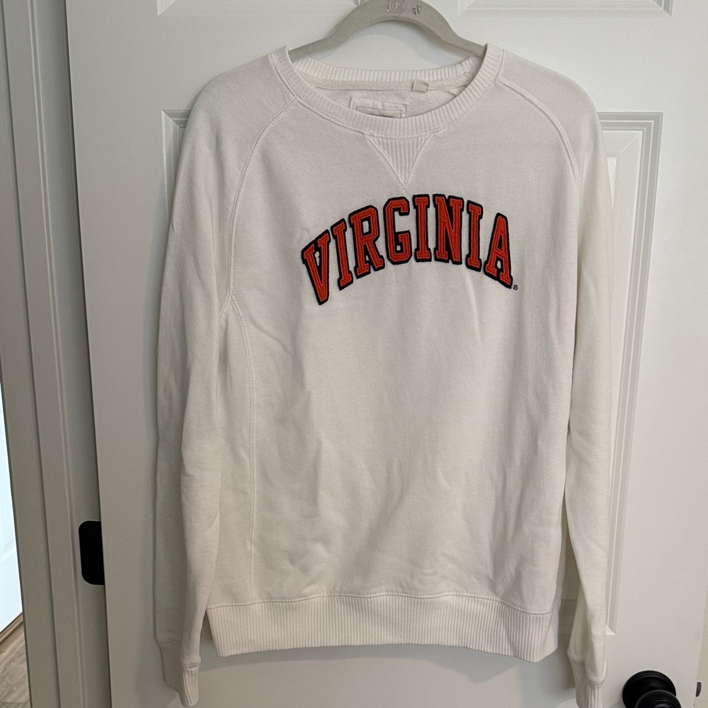 Virginia UVA White Sweatshirt